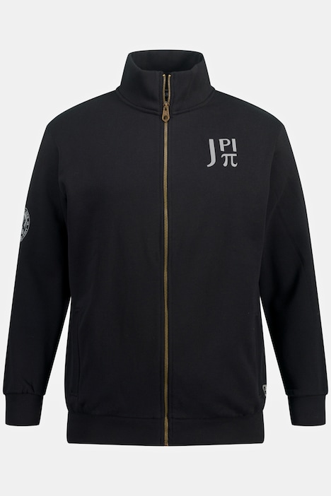 JAY-PI Sweatjacke, Bikewear, Stehkragen, modische  Reflektor-Prints