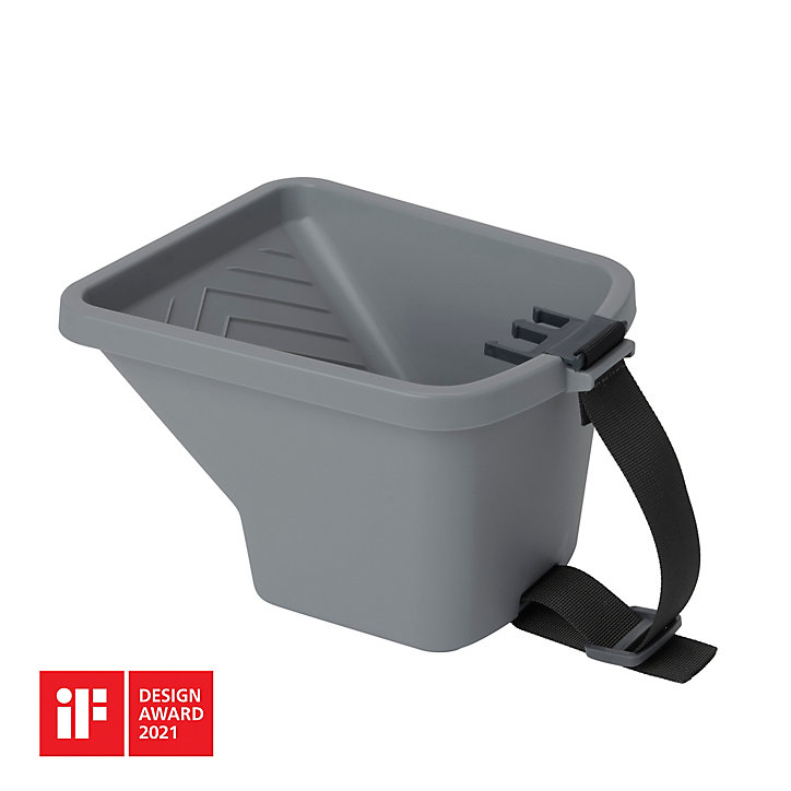 Seau à peinture GoodHome 2L plastique gris