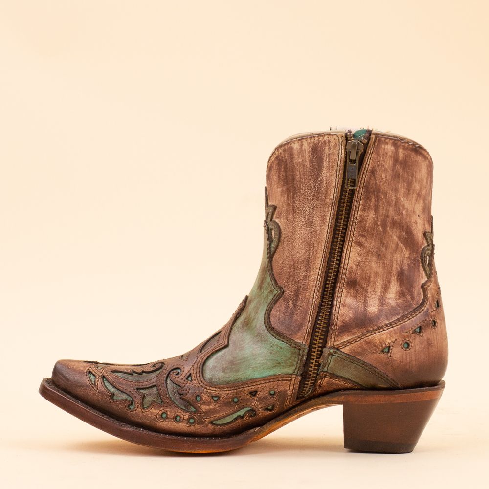 Corral cowboylaarsjes A4751 Sand Overlay