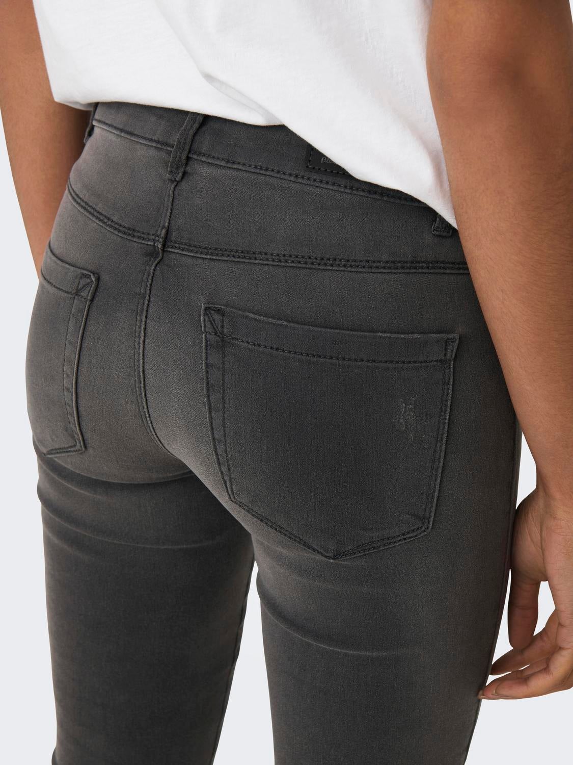 ONLROYAL Mittlere Taille Skinny Fit Jeans Dark Grey Denim