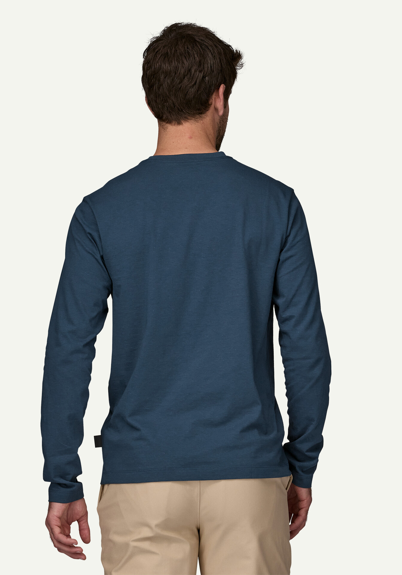 Patagonia Longsleeve M's L/S Essential Tee Tidepool Blue