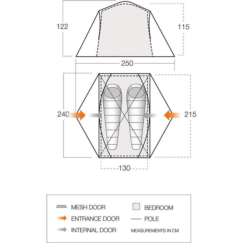 Vango Tryfan 200 Zelt