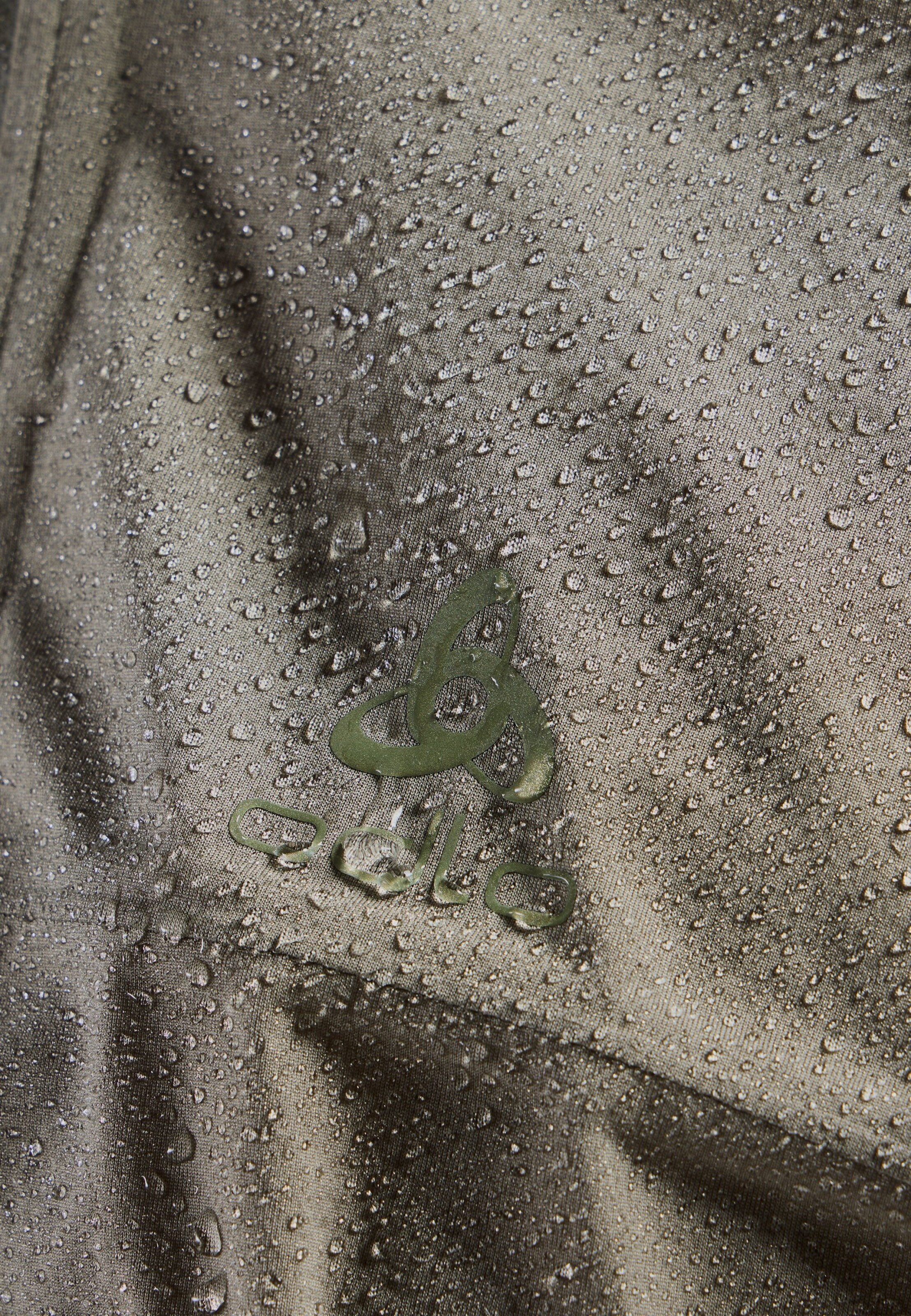 Wasserdichte X-Alp Performance Knit Laufjacke in vetiver