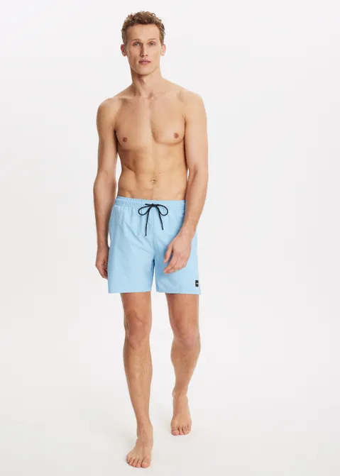 Zwembroek met logo blauw (BLW.L)