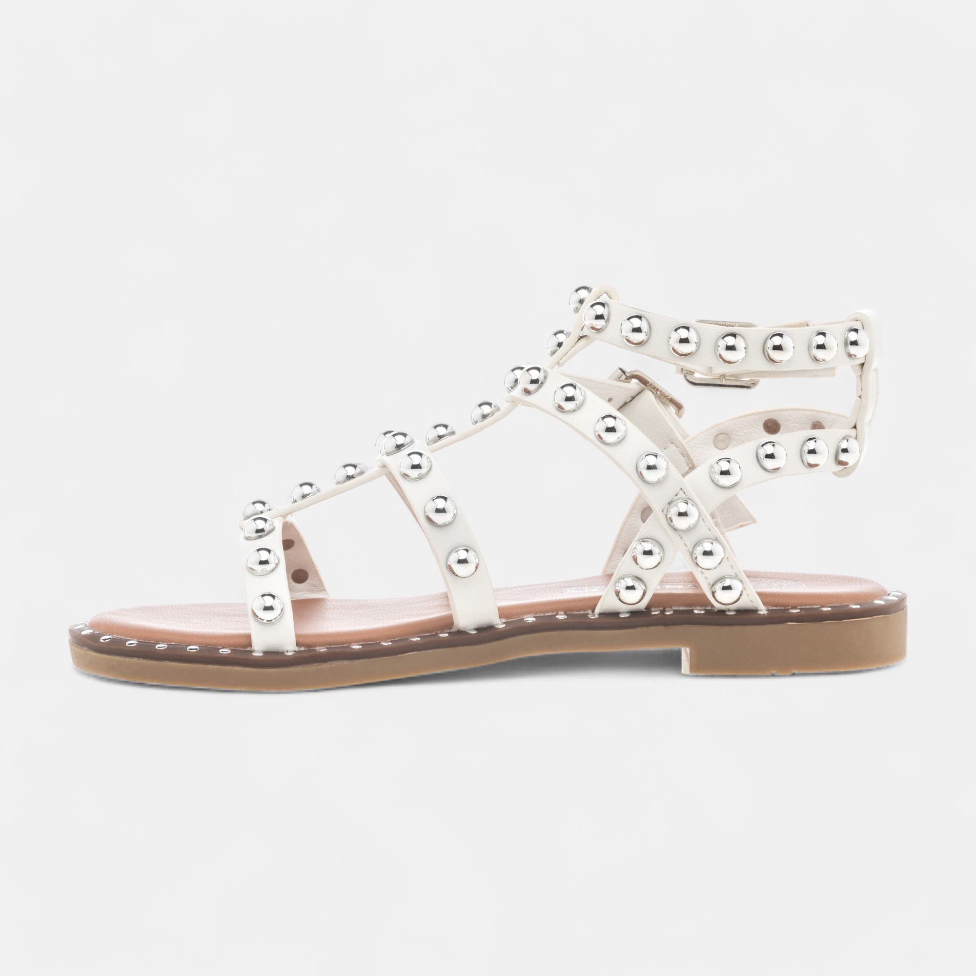 Nu-pieds Fille blanc