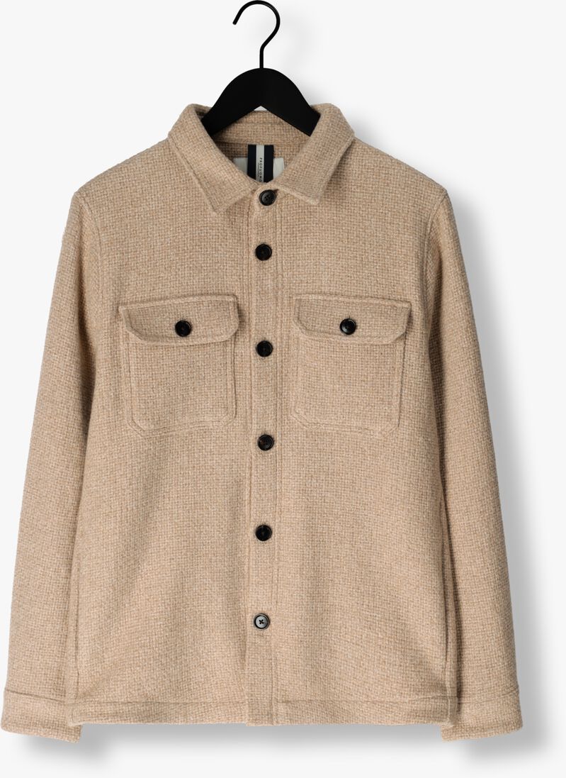 beige profuomo overshirt overshirt structure