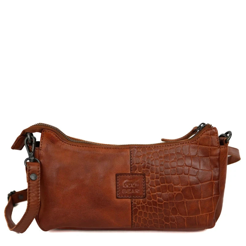 Bear Design Schoudertas Zeynep Cognac