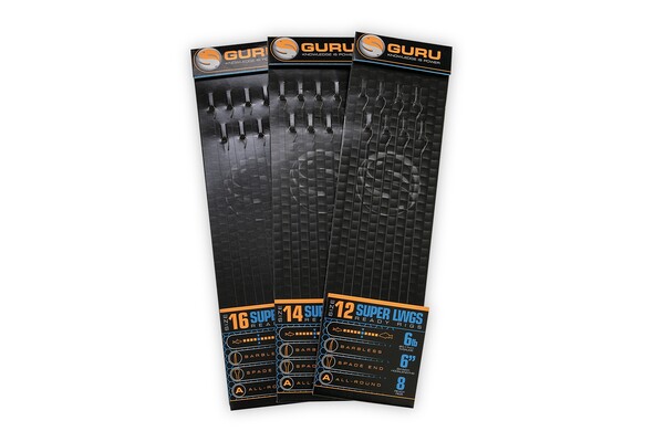 Guru Super LWGS Bas de ligne montés pour canne fixe 15cm (8 pièces)