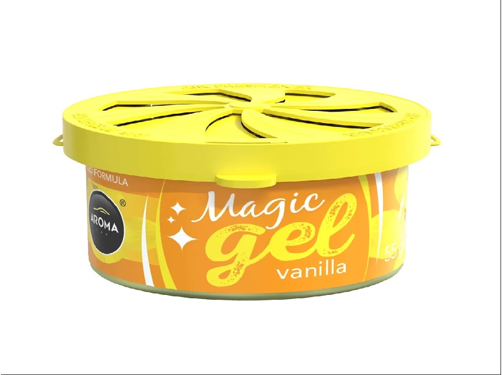AMBIENTADOR AUTO AROMA CAR LATA GEL BAUNILHA