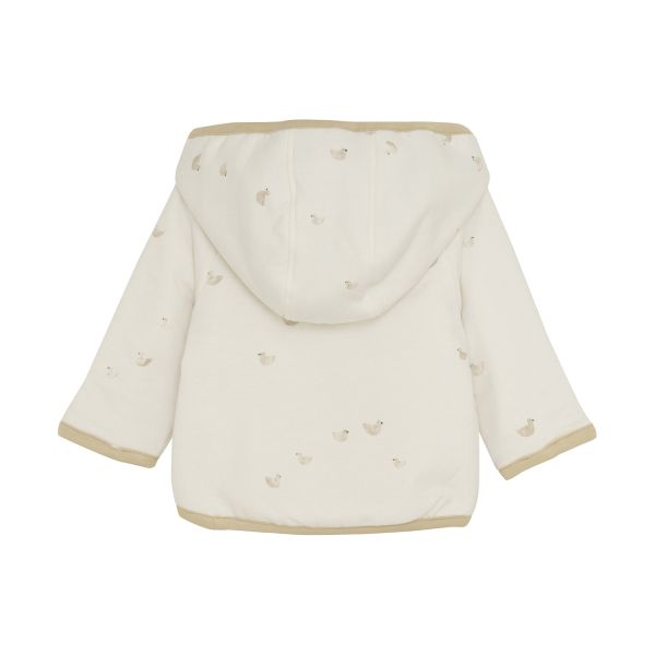 Noppies Nuru Jasje - Animals - Maat 50 - Offwhite