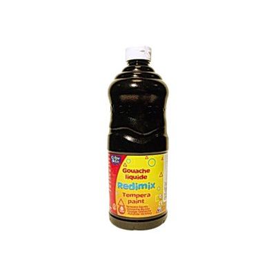 Lefranc Bourgeois REDIMIX - Peinture à tempera gouache - noir - 1 L