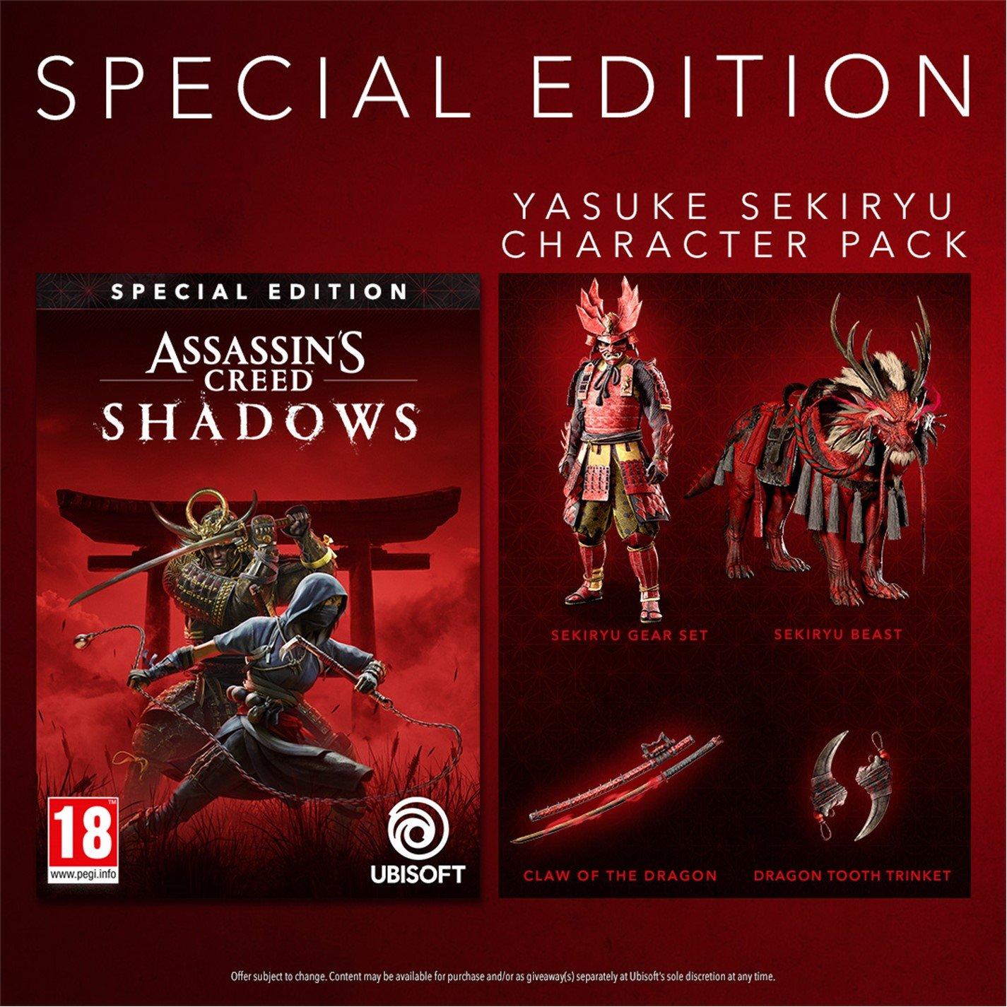 Ubisoft GAME Assassins Creed Shadows Special Edition