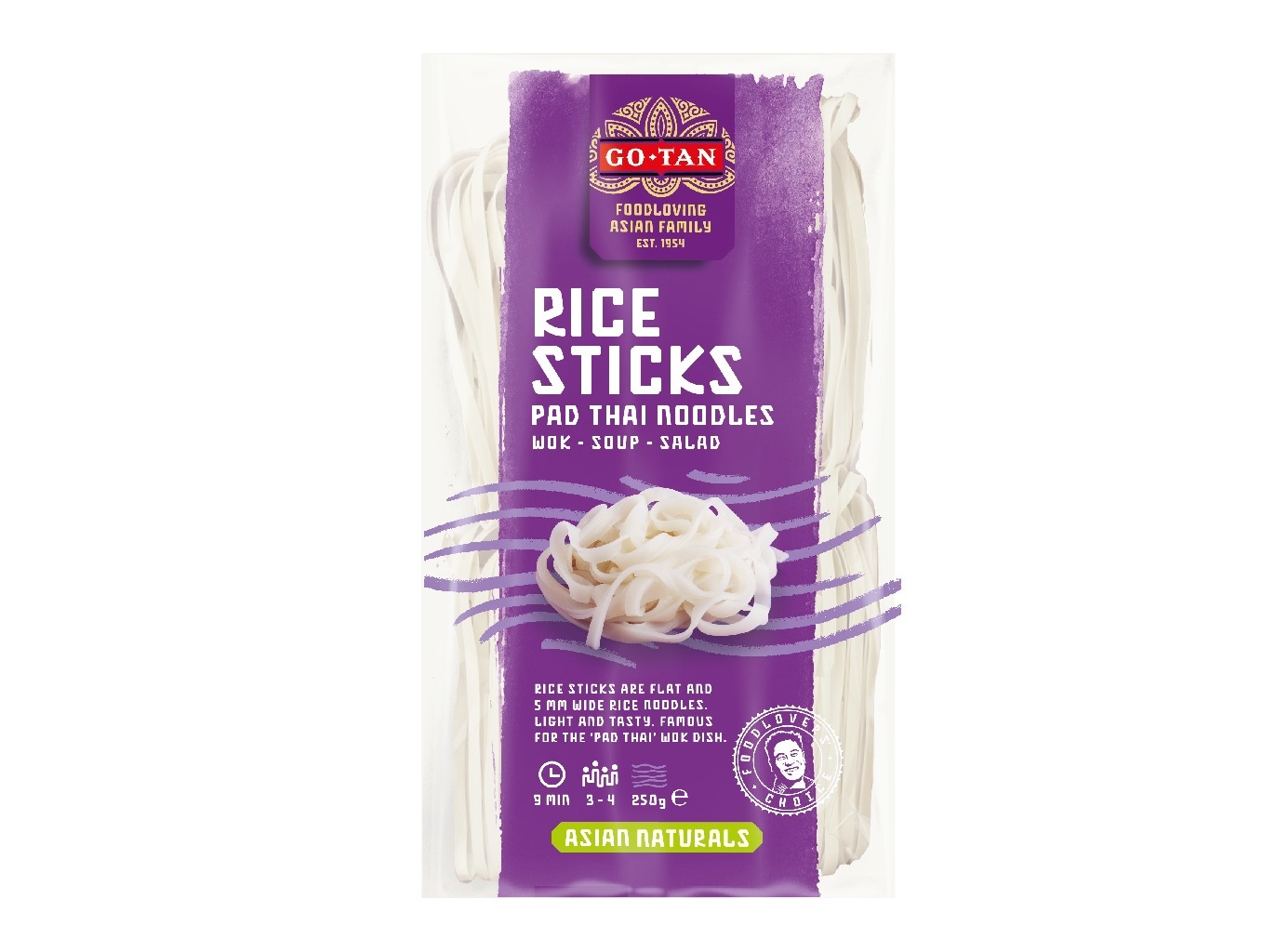 NOODLES GOTAN ARROZ PAD THAI 250G