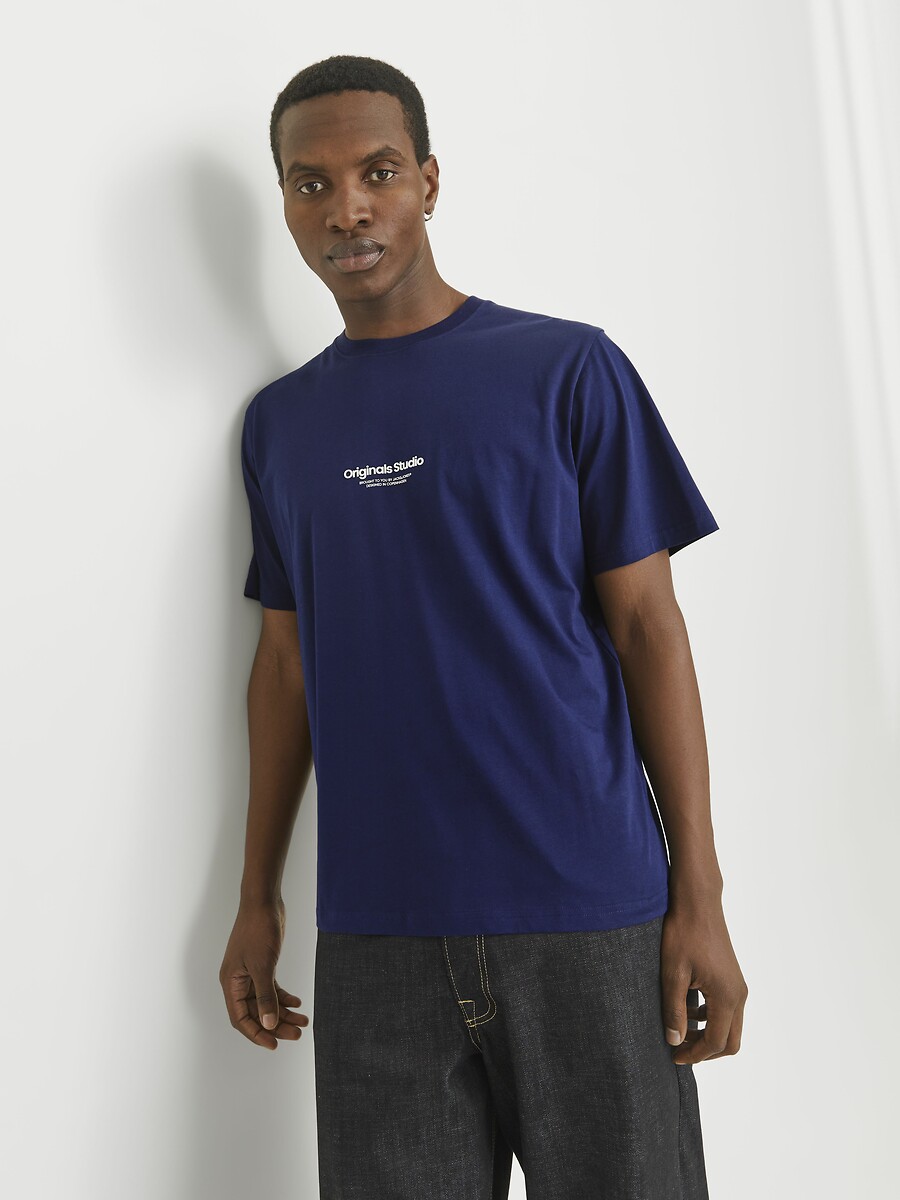JACK & JONES<br>Camiseta com hals redondos e logotipo