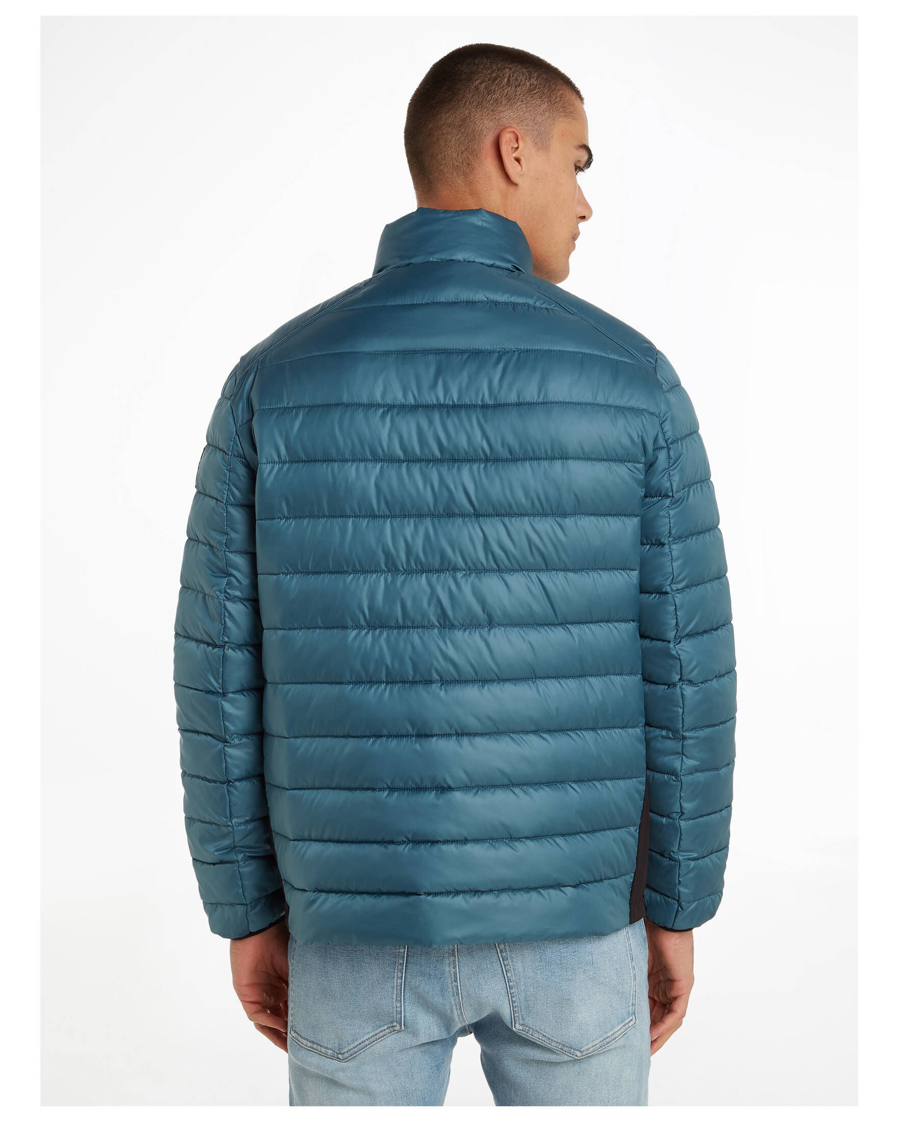 CALVIN KLEIN| Herren Steppjacke RECYCLED SIDE LOGO JACKET