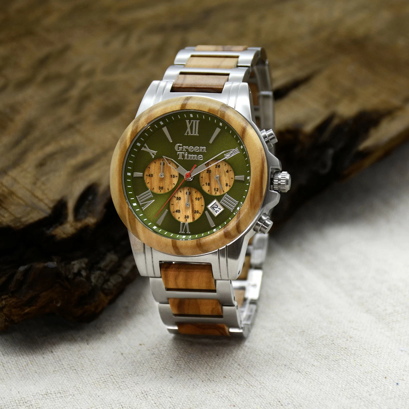 Quartz-Herren-Chronograph von GREEN TIME Watches