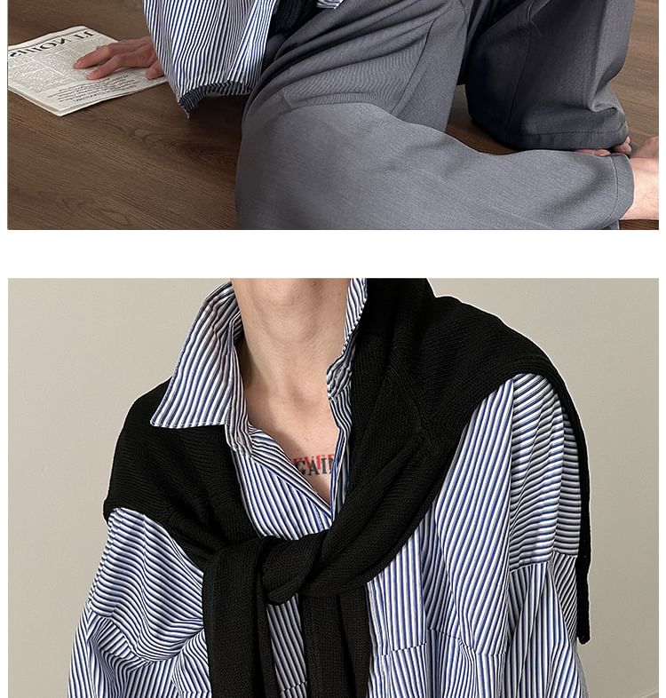 Nahagin - Crop-shirt met lange mouwen