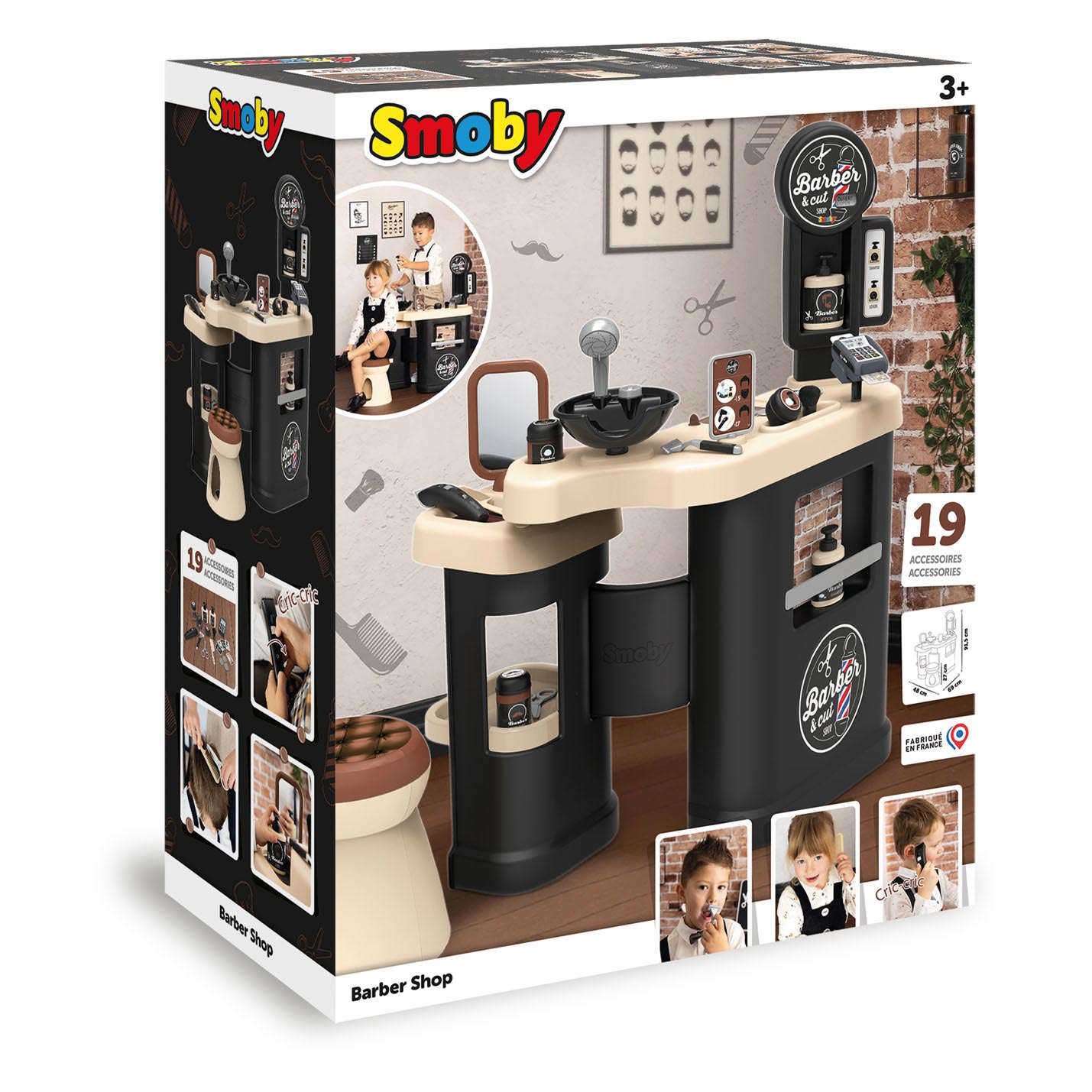 Smoby Barber & Cut - Kapperszaak, 19dlg.