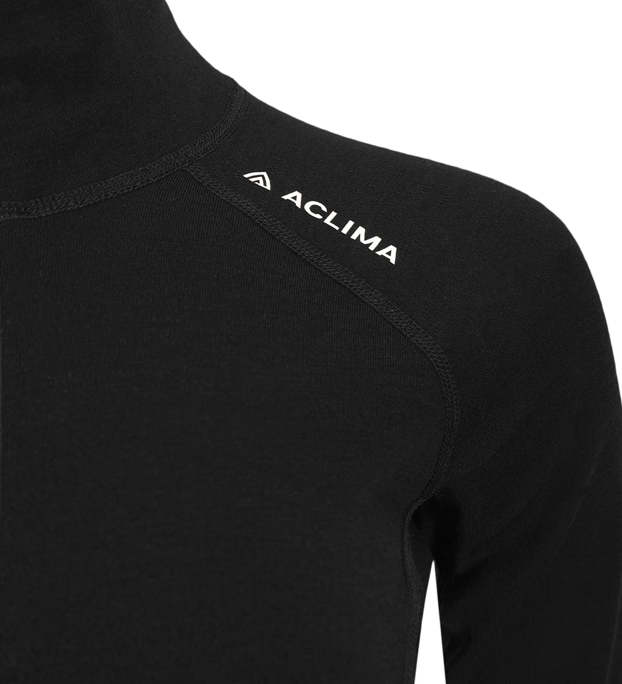 Aclima Women's WarmWool Polo Jet Black
