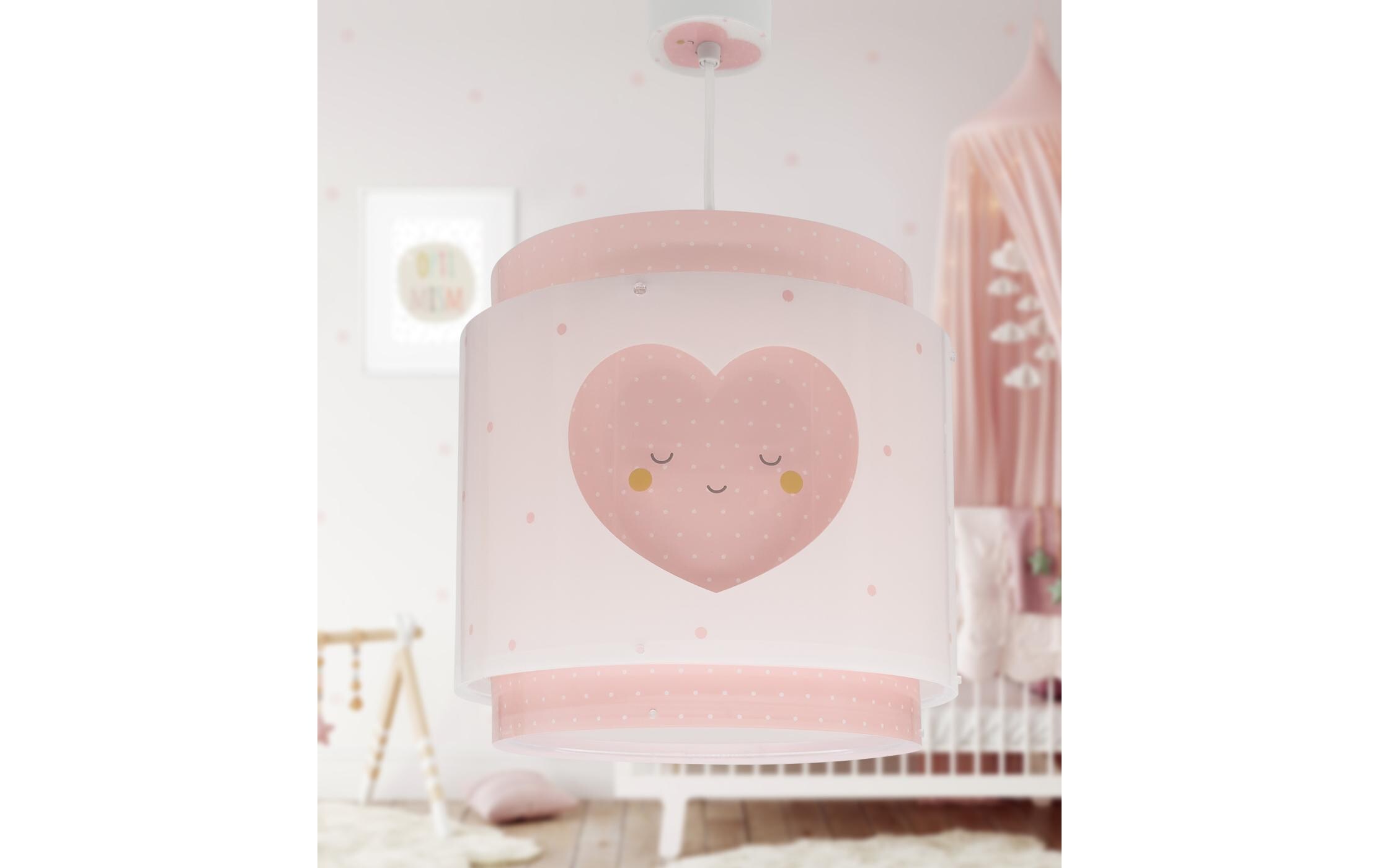 Hängelampe Baby Dreams PinkPendelleuchte mit Doppelschirm für Kinderzimmer