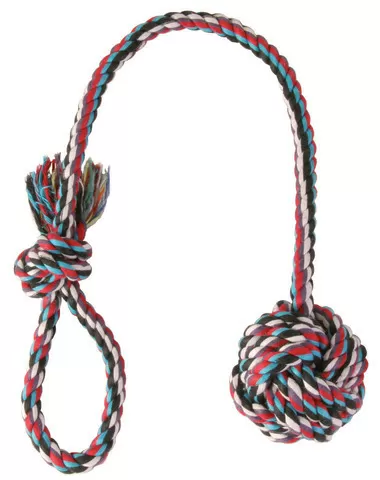 Trixie tov m. knude, 50 cm - assorterede farver