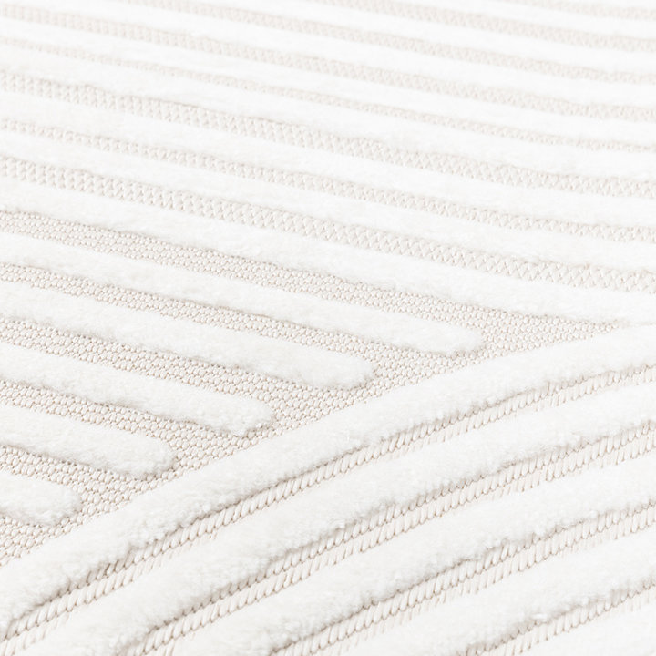 Modern binnen- en buitenkleed - Nori Curves Wit