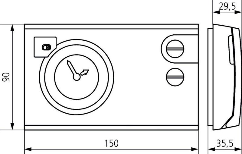 Theben - RAMSES 782 - Ruimtethermostaat - Wit - Elektronisch