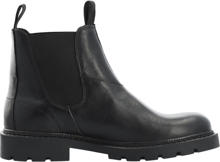 Bianco BIAJEFF Chelsea Boot Tumbled Leather Black
