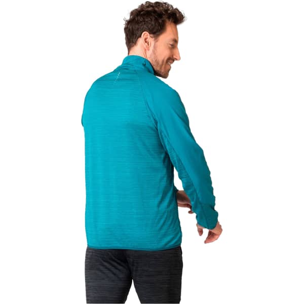 Veste running ODLO RUN EASY WARM HYBRID JACKET SAXONY BLUE