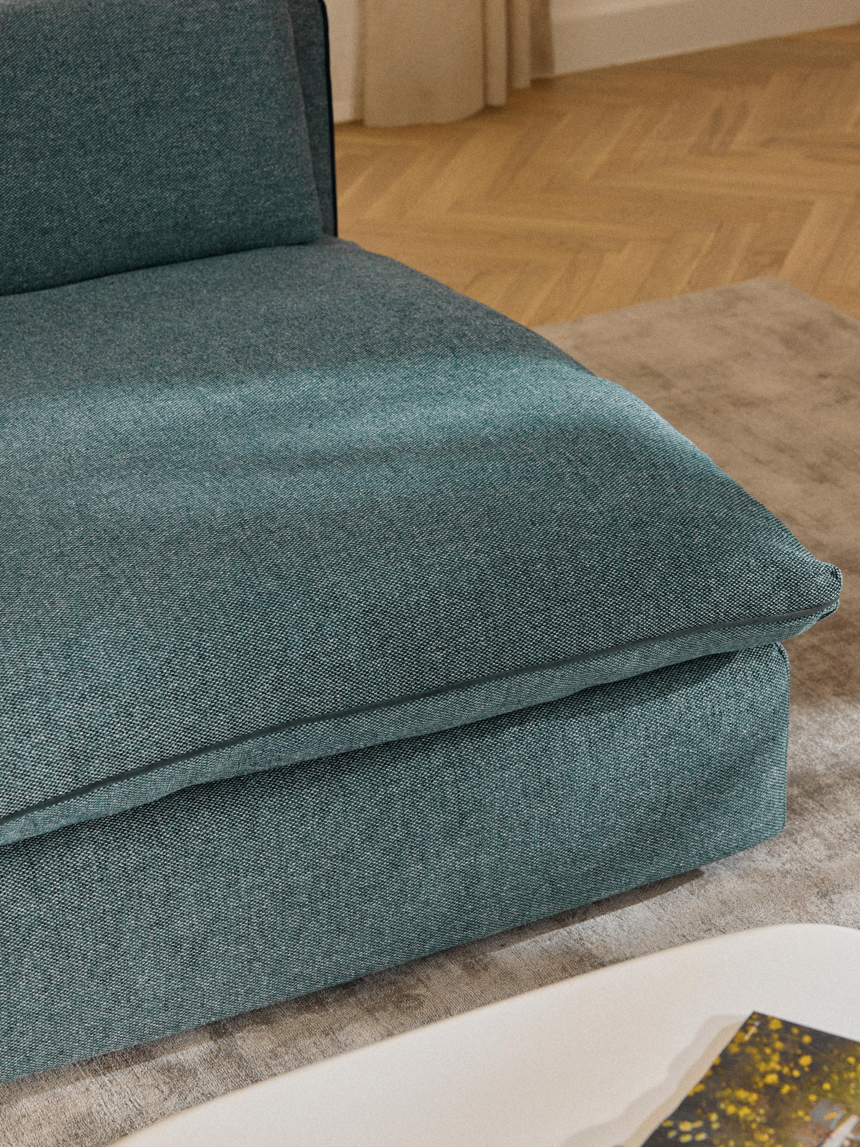 Modulaire XL bank Felix met poef (links/rechts)