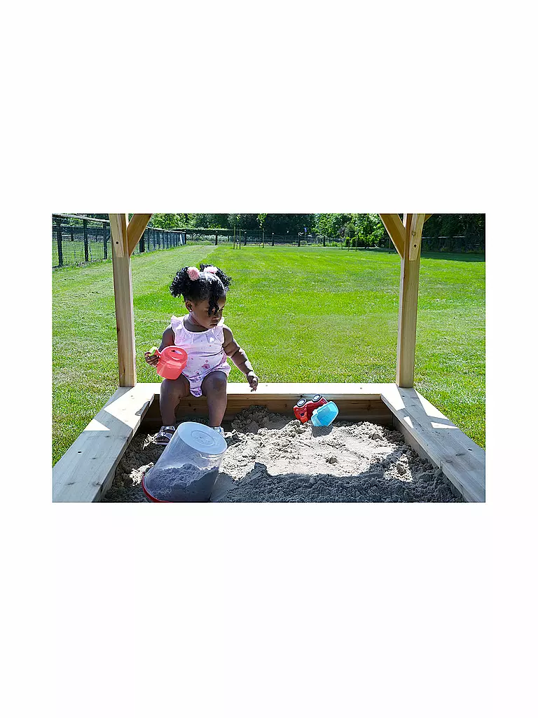 EXIT TOYS Crooky 500 Holzspielhaus - graubeige keine Farbe