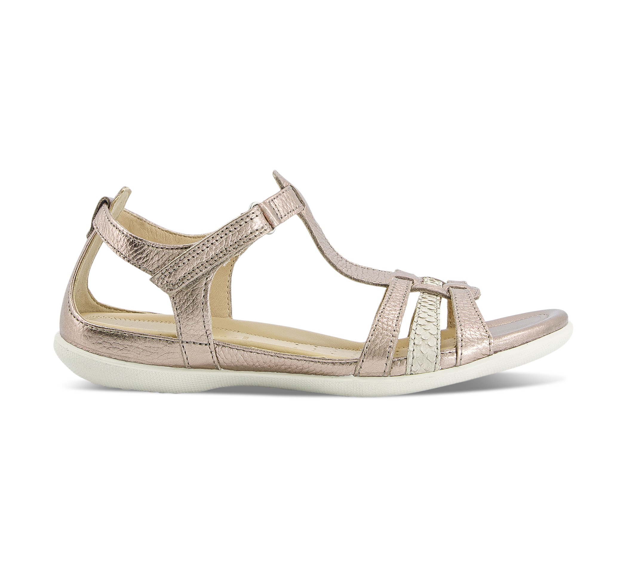 Ecco Flash - Riemchensandalen silber
