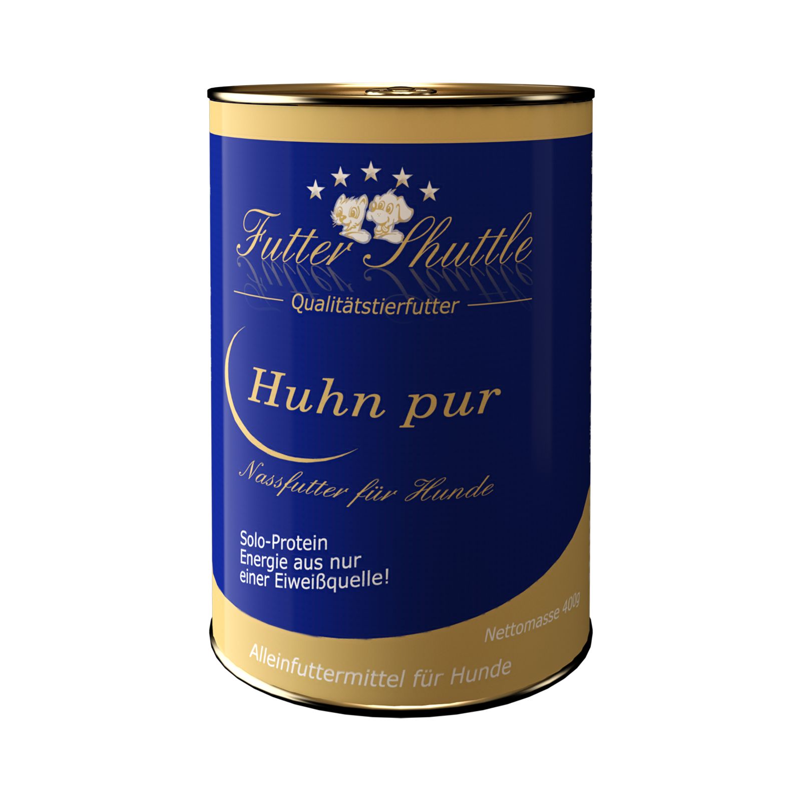 Hundefutter Nassfutter für Allergiker Solo Protein aus einer Proteinquelle Huhn