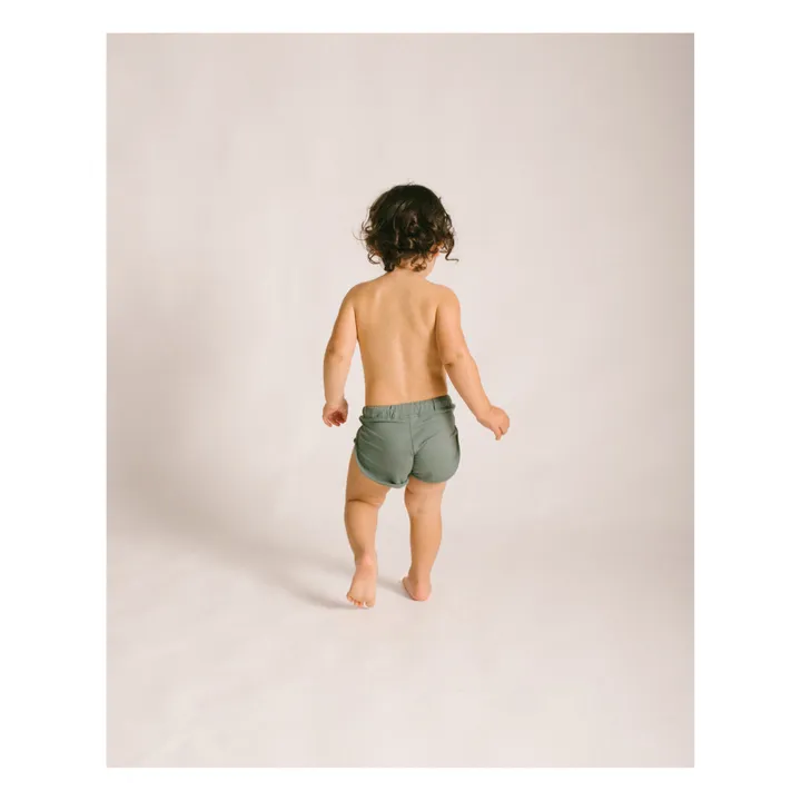 Ina Swim Short de bain Matière Recyclée Mesa | Vert foncé