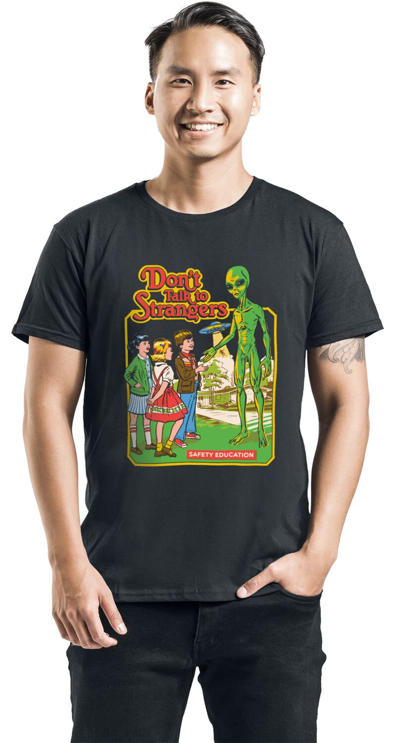 Don't Talk To Strangers | Steven Rhodes T-Shirt Manches courtes