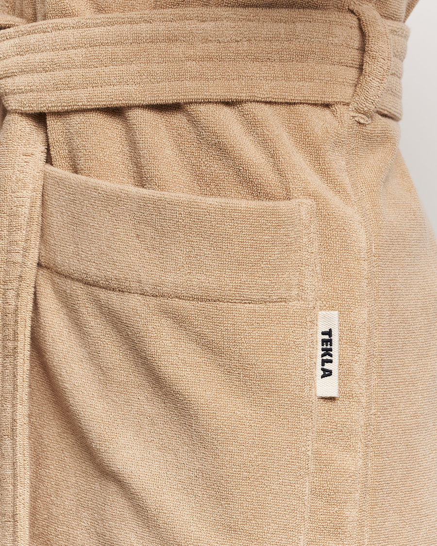Tekla Organic Terry Bathrobe Sienna