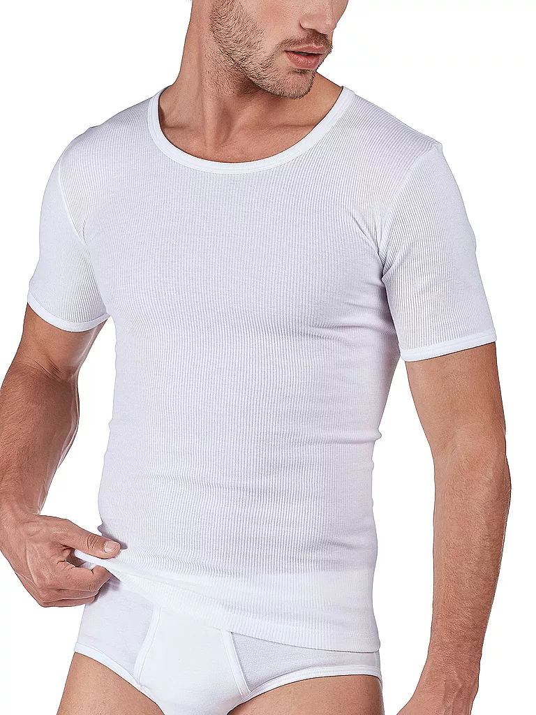 HUBER T-Shirt 2-er Pkg. weiss
