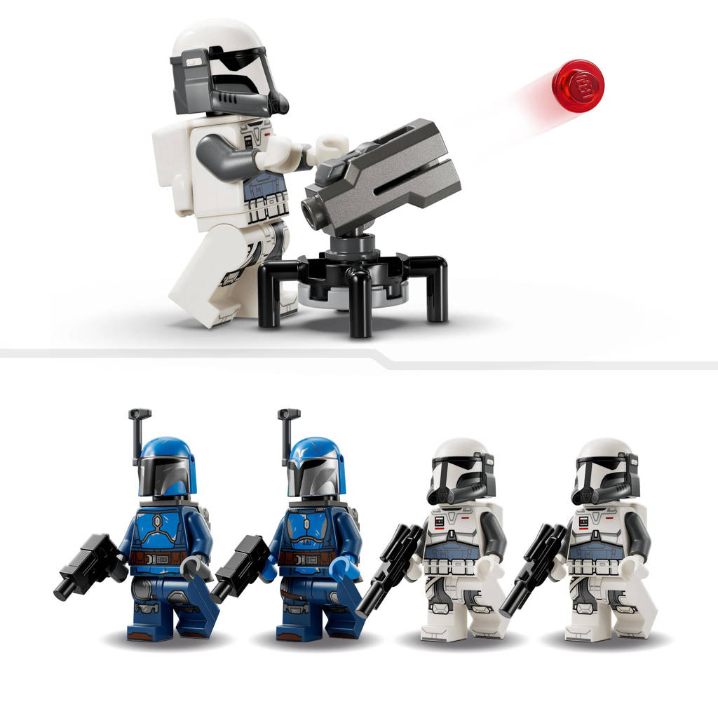 Nice Star Wars battle packThe Mandalorian Hinderlaag op Mandalore Battle Pack, Bouwbaar Speelgoed 75373
