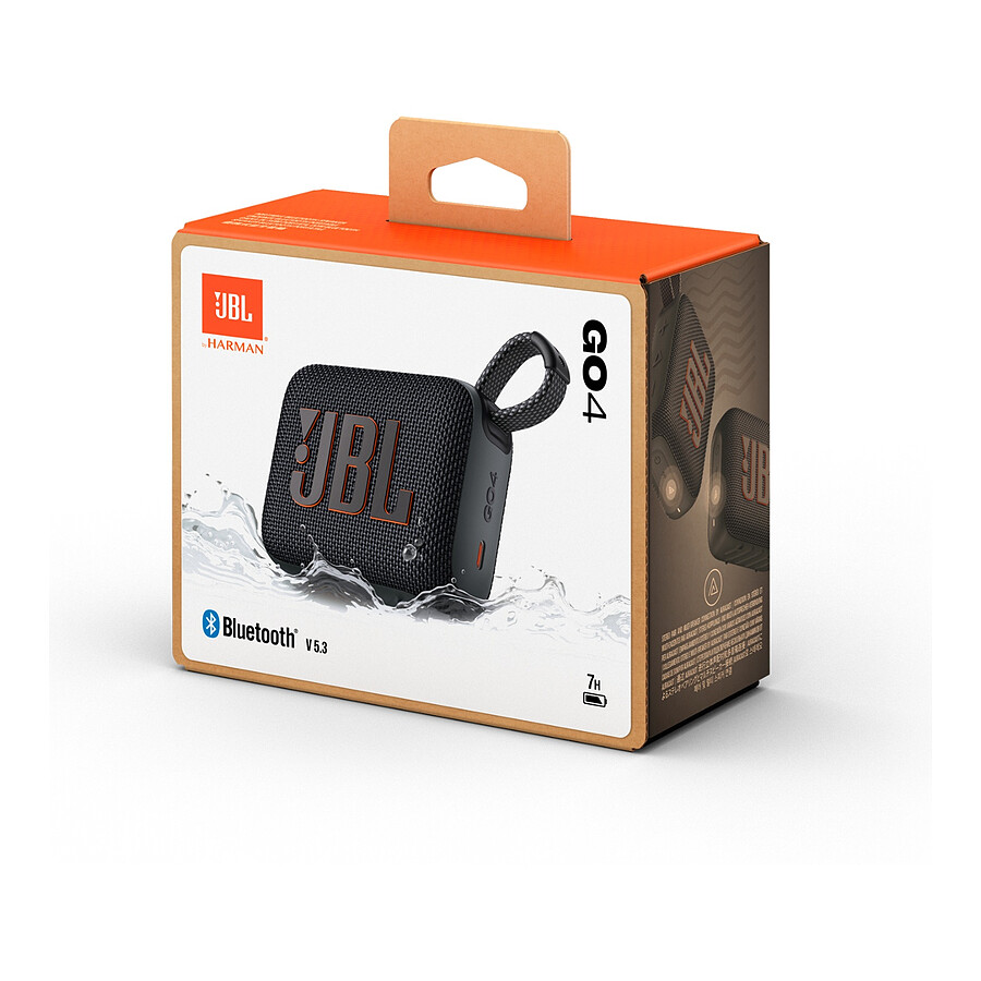 JBL GO 4 Noir - Enceinte portable