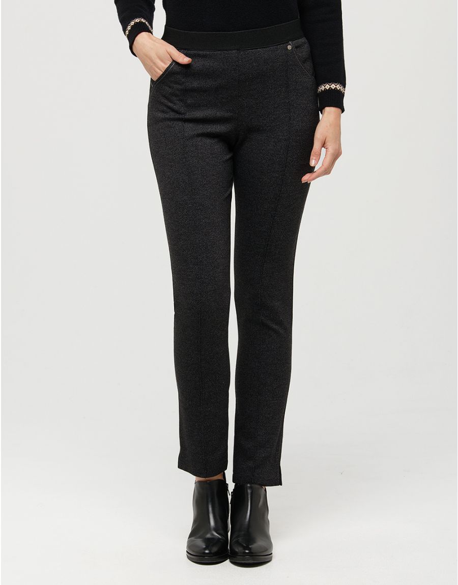 Jegging slim 7/8ème gris