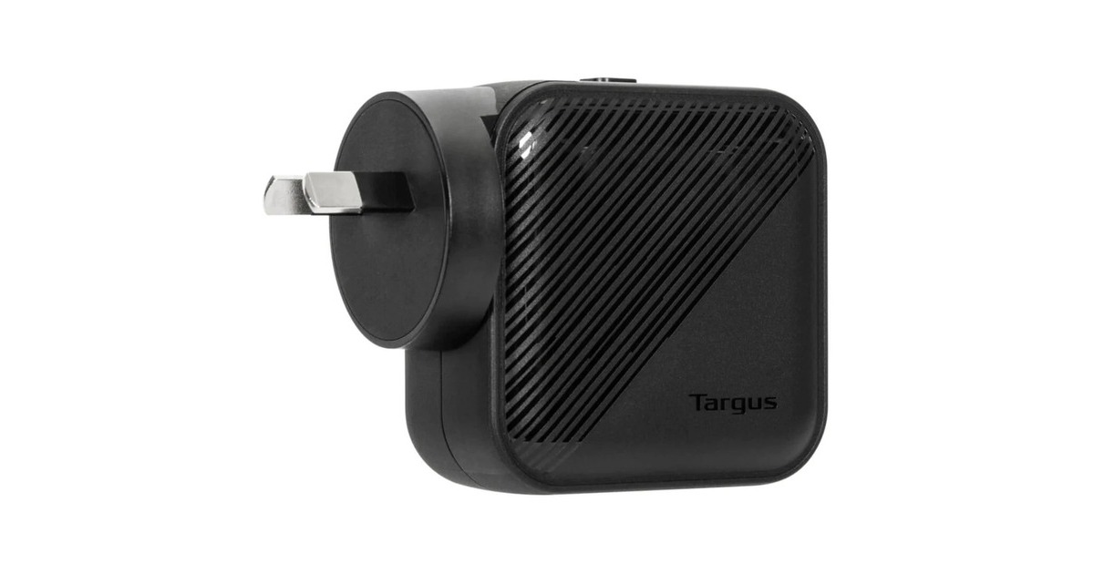Targus65W Gan Wall Charger  (Zwart)