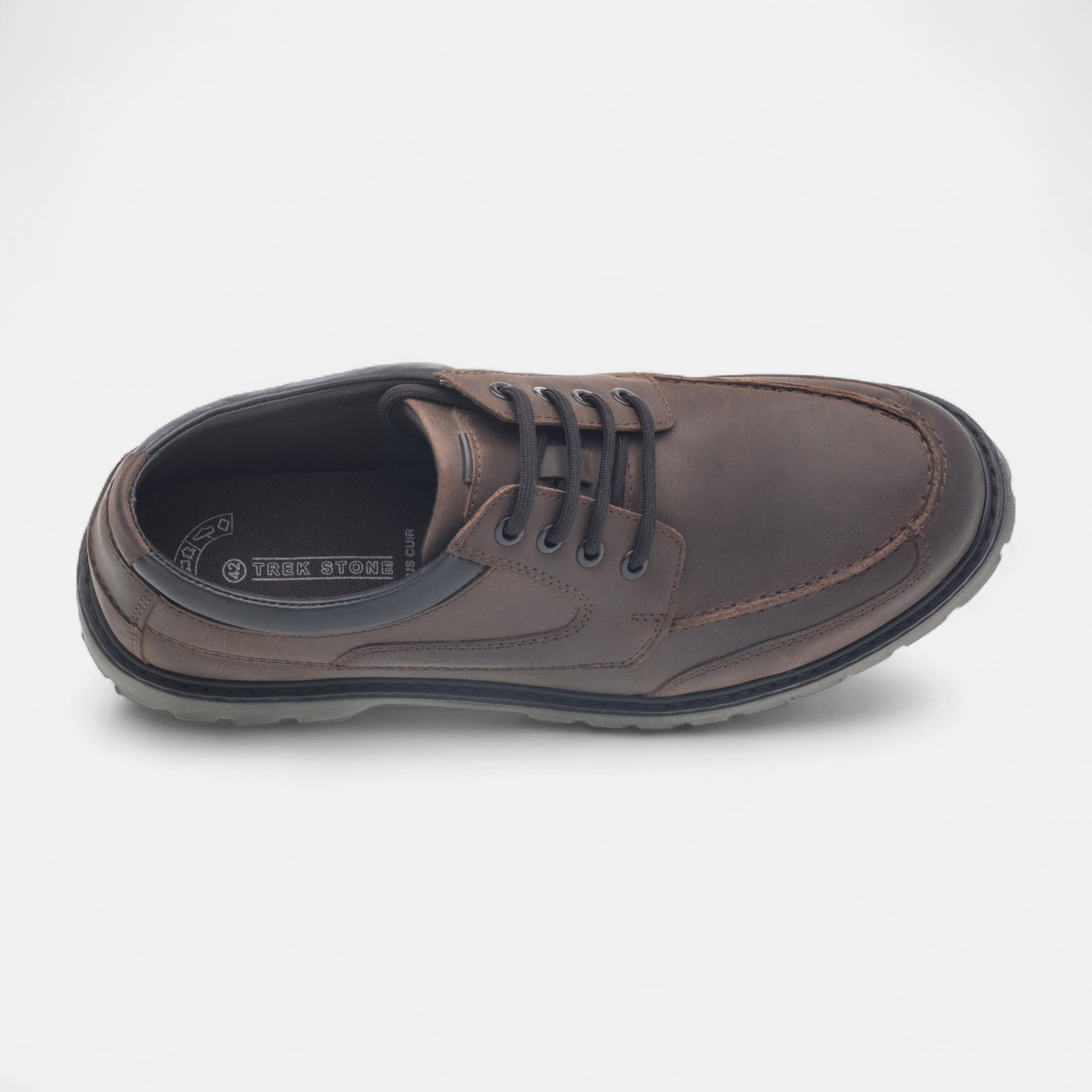 Derbies Homme en cuir marron