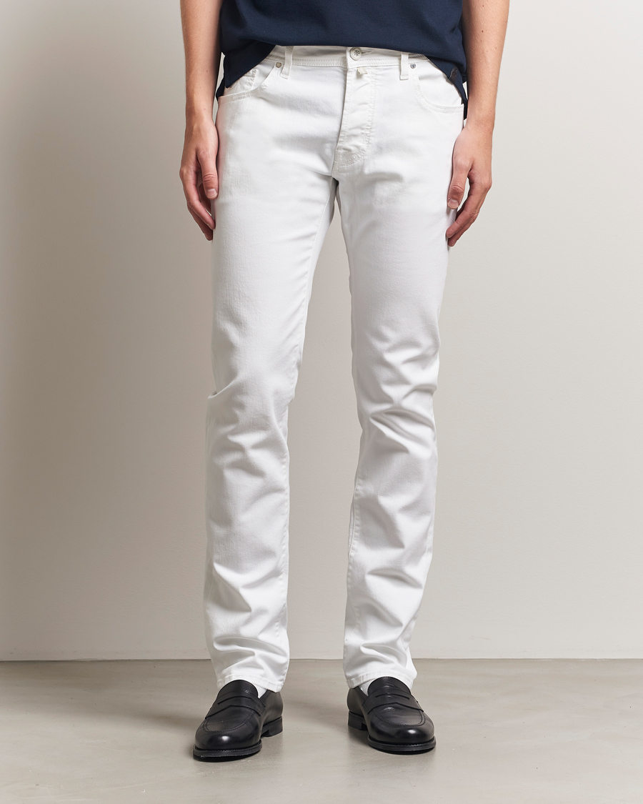 Jacob Cohën Bard Slim Fit Stretch Jeans White