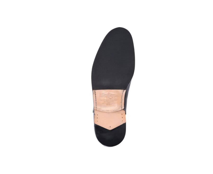 Chelsea boots cuir homme Noir - FLAGER PATIN
