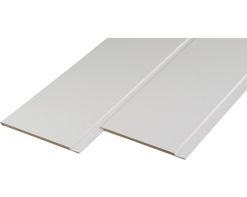 Decoratief paneel essen kristalwit 10x150x2600 mm