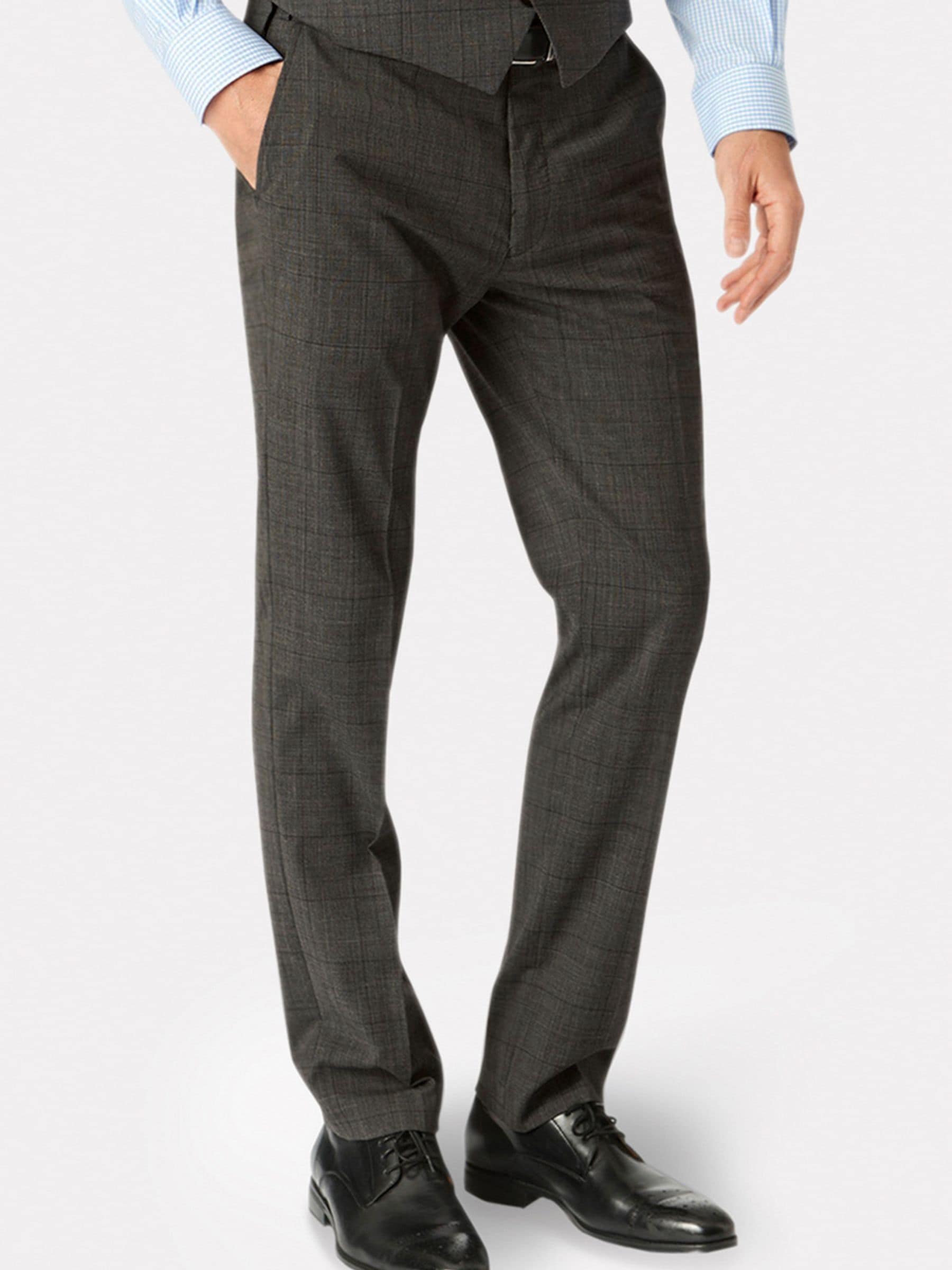 Grijs - Brook Taverner Cassino Slim Fit Trousers