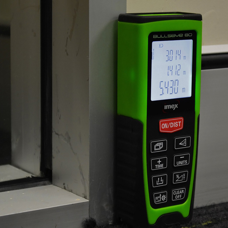 IMEX IOBE80 Bullseye afstandsmeter Rood