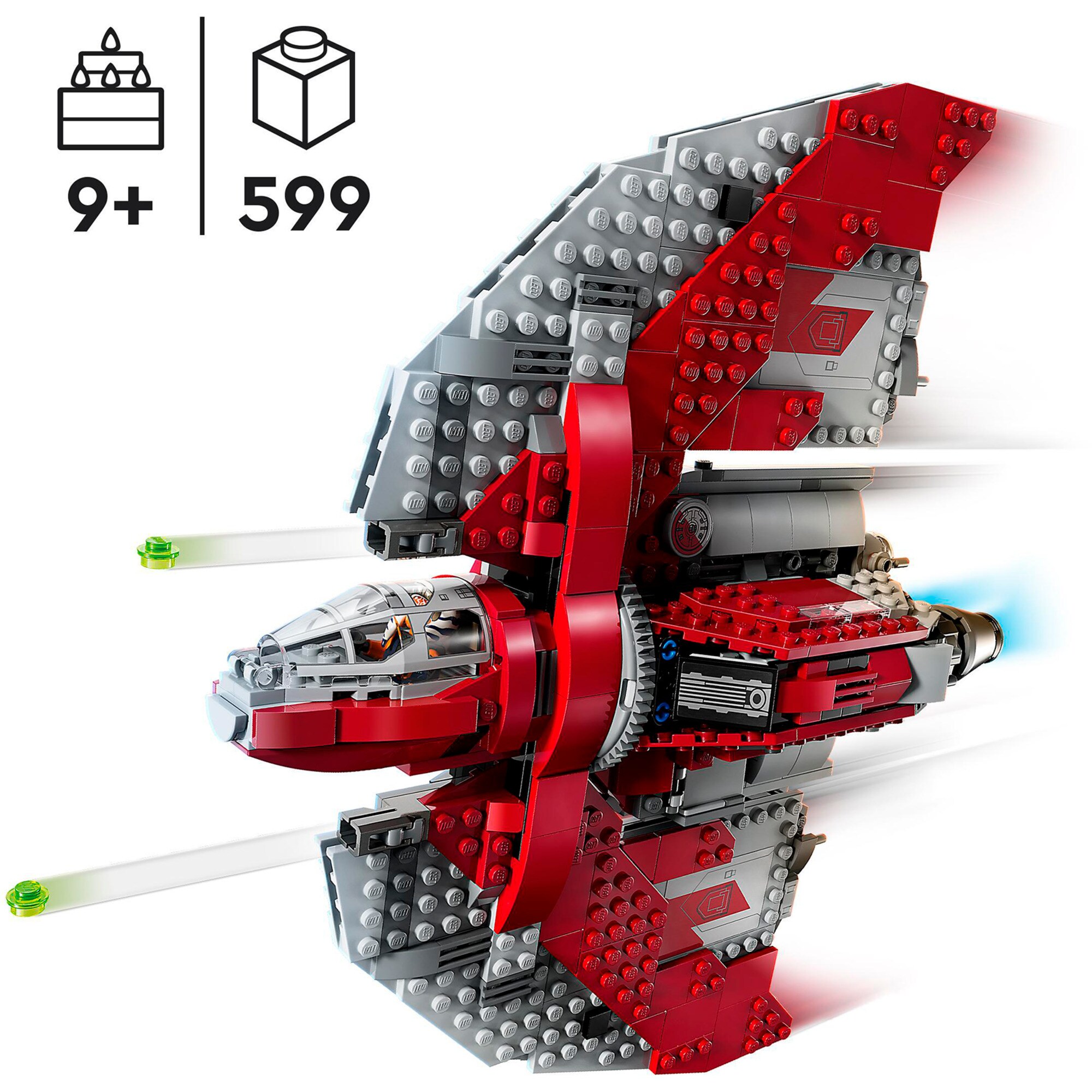 LEGO Konstruktionsspielzeug Star Wars Ahsoka Tanos T-6 Jedi Shuttle
