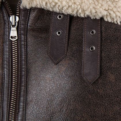 Blouson Helstons BOMBARDIER THUNDER - Marron