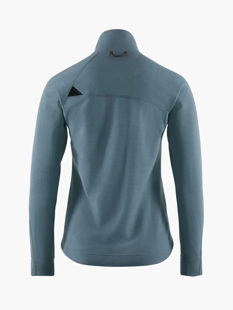 Klättermusen Women's Sigyn Half Zip Sweater Thistle Blue